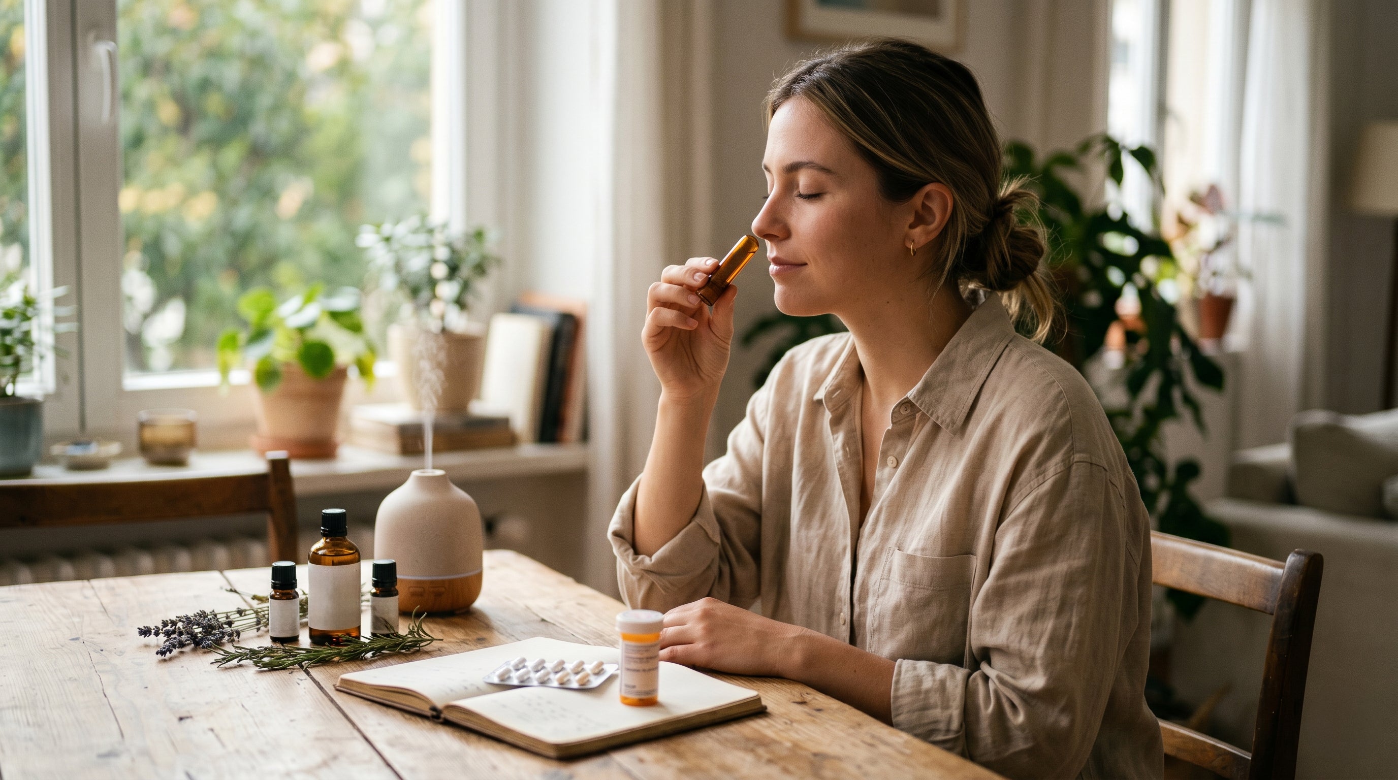 Inhaladores naturales vs medicamentos: por qué cada vez más personas eligen los aceites esenciales